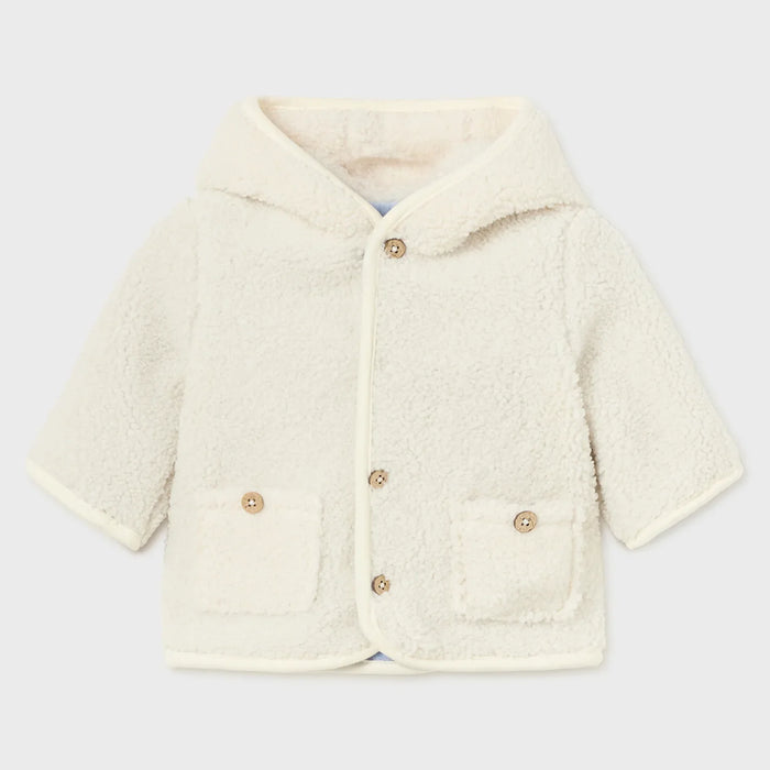 Cream side of the Mayoral reversible jacket.