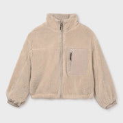 Mayoral girl's reversible fleece jacket - 07435.