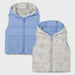 Mayoral boy's blue reversible gilet - 02317.