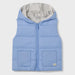 Sky blue side of the Mayoral reversible gilet. 