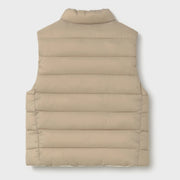 Back of the Mayoral beige reversible gilet.