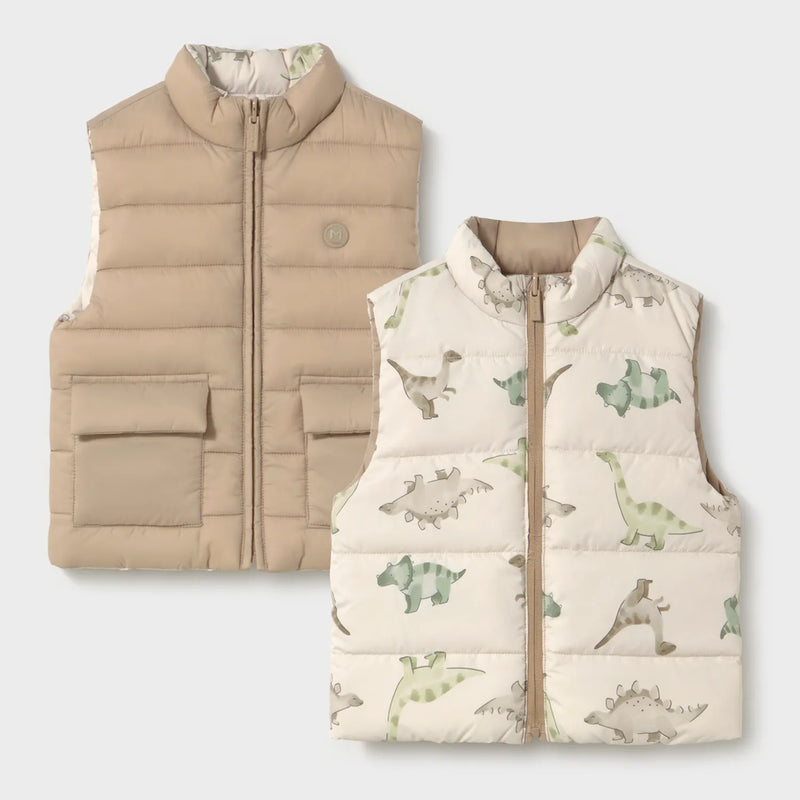 Mayoral baby boy's reversible gilet - 02378.