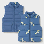 Mayoral baby boy's reversible gilet - 02378.