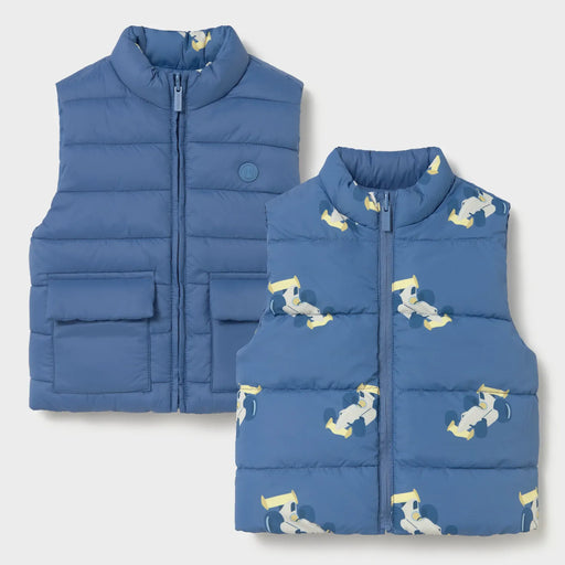 Mayoral baby boy's reversible gilet - 02378.