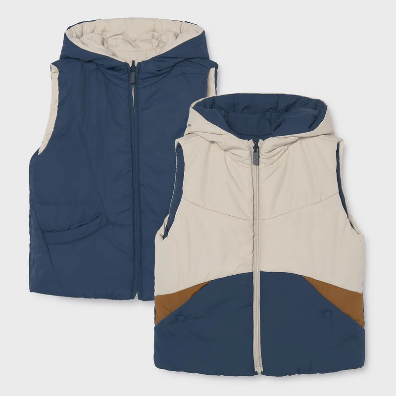 Mayoral boy's reversible gilet - 04312.