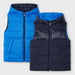 Mayoral boy's blue reversible gilet - 04347.