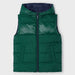 Forest green side of the Mayoral reversible gilet.