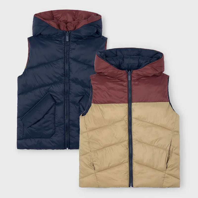 Mayoral boy's reversible gilet - 04382.