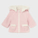 Pink side of the Mayoral girl's reversible jacket.