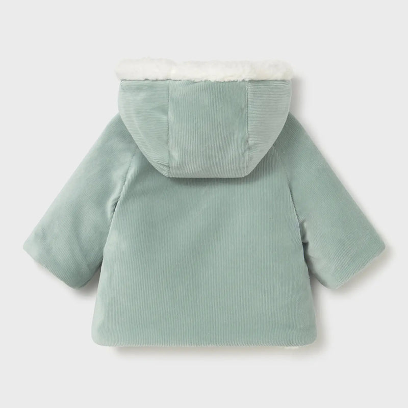 Back of the Mayoral reversible sherpa coat.