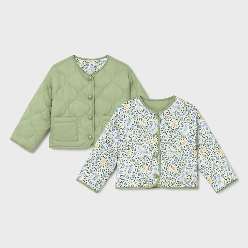 Mayoral baby girl's reversible windbreaker - 01493.