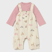 Mayoral baby girl's safari romper - 02606.