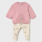 Mayoral baby girl's safari leg warmer set - 02557.
