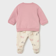 Back of the Mayoral pink safari leg warmer set.