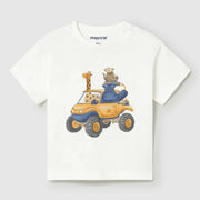 Mayoral baby boy's safari t-shirt - 01010.