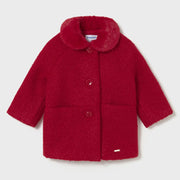 Mayoral baby girl's shearling coat - 02432.