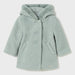 Mayoral green shearling coat - 02478.