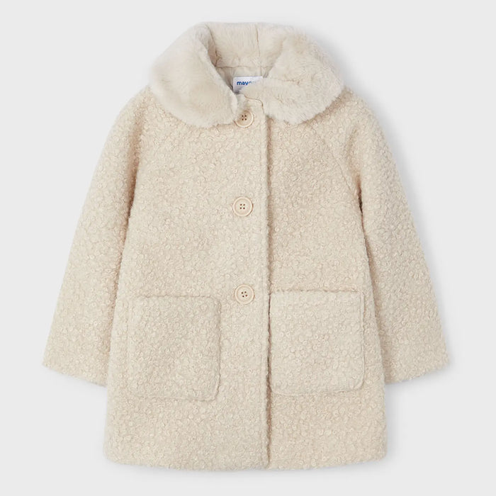 Mayoral shearling coat - 04487.