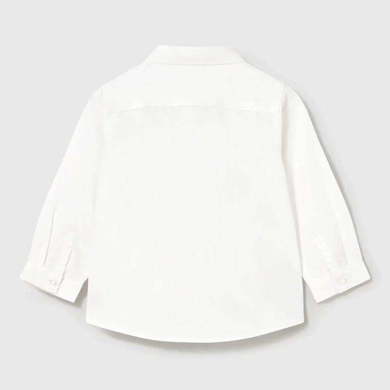 Back of the Mayoral baby boy's shirt.