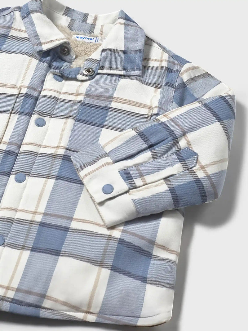 Mayoral overshirt with sherpa lining.