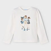 Mayoral girl's long sleeve t-shirt.
