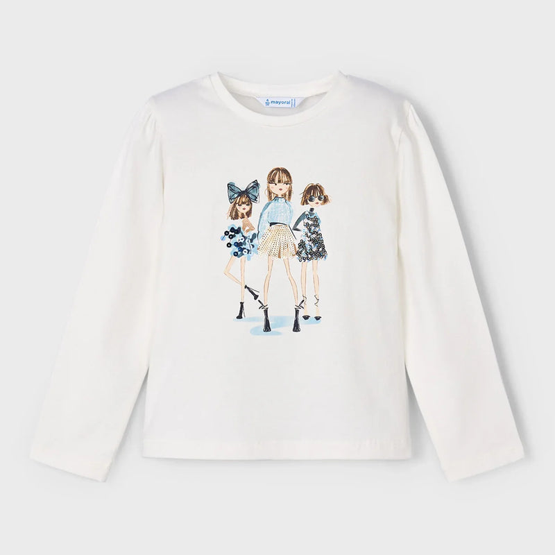 Mayoral girl's long sleeve t-shirt.