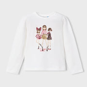 Mayoral girl's long sleeve t-shirt.