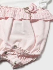 Closer look at the Mayoral short romper.