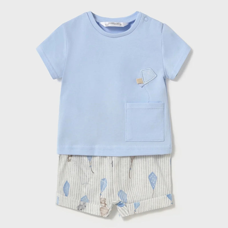 Mayoral Shorts Set - Sky