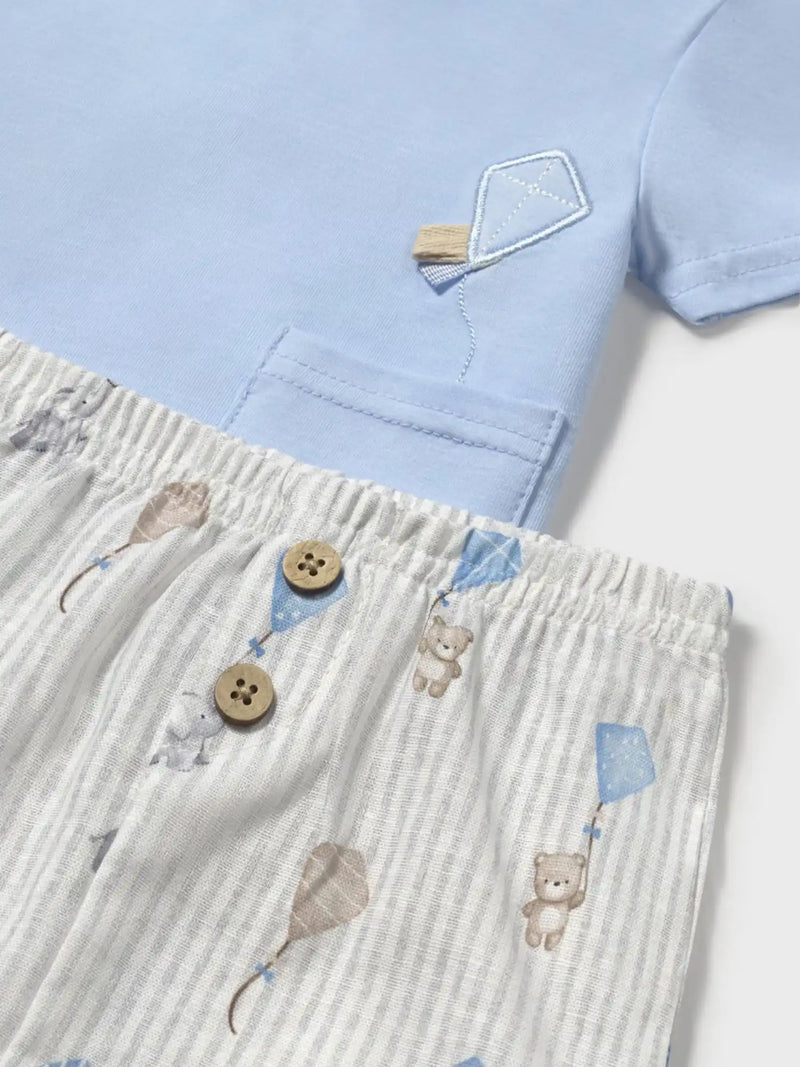 Mayoral Shorts Set - Sky