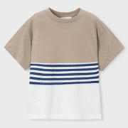 Mayoral boy's colourblock t-shirt.