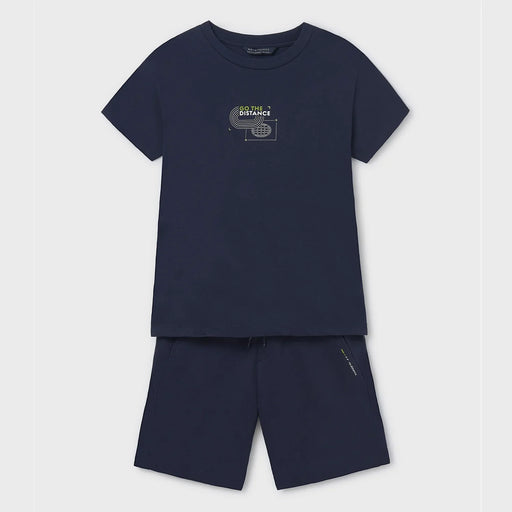 Mayoral navy shorts set - 06681.