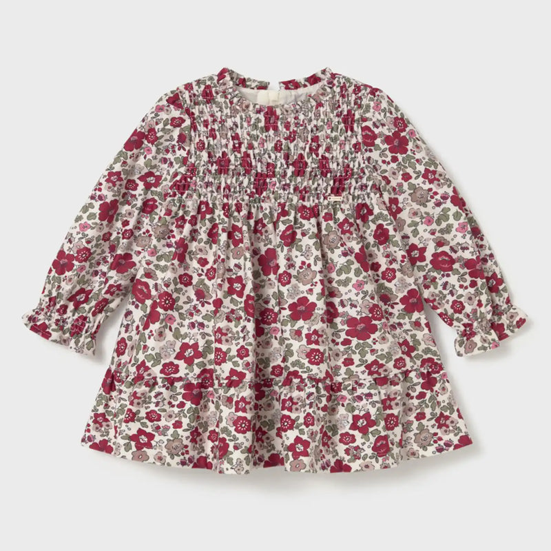 Mayoral baby girl's smocked dress - 02909.