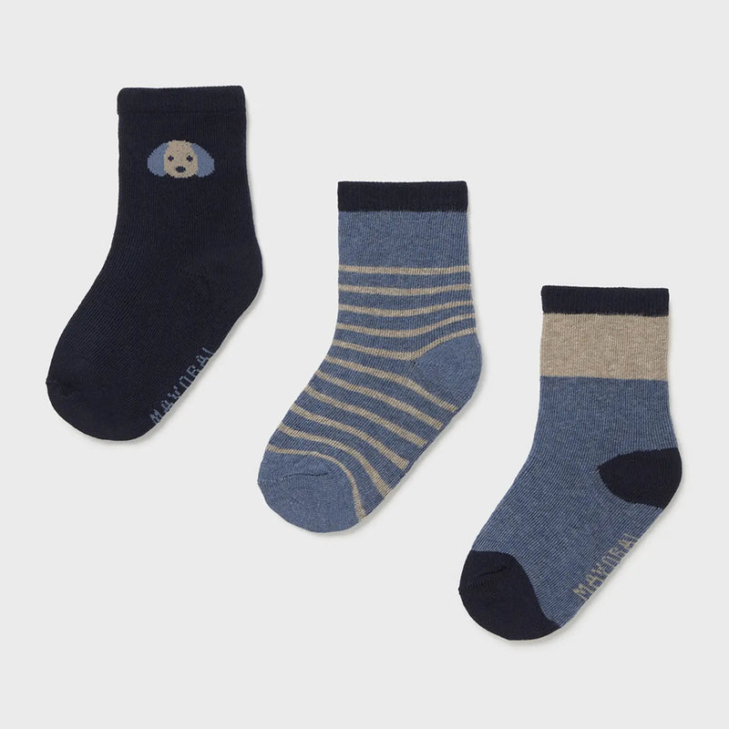 Mayoral boy's dark blue socks - 10009.