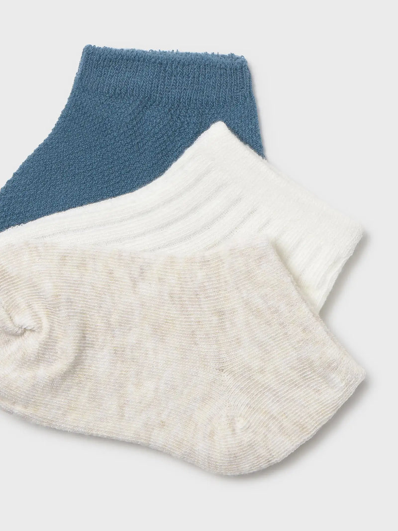 Closer view of the Mayoral socks.