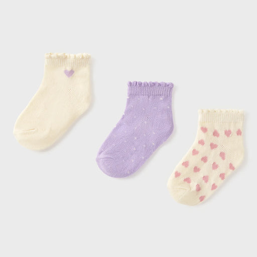 Mayoral girl's lilac socks - 10141.