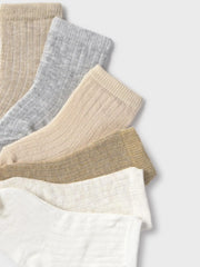 Closer view of the Mayoral socks multipack.