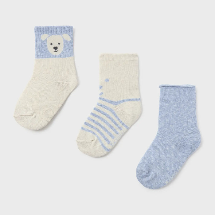 Mayoral boy's blue socks set - 10758.