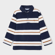 Mayoral boy's striped polo shirt - 04141.