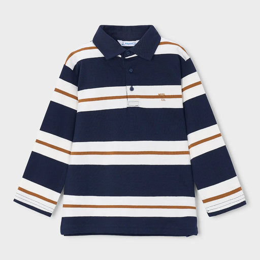 Mayoral boy's striped polo shirt - 04141.