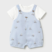 Mayoral baby boy's striped romper - 01613.