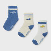 Mayoral baby boy's striped socks set - 10249.