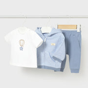 Mayoral baby boy's striped tracksuit - 01892.