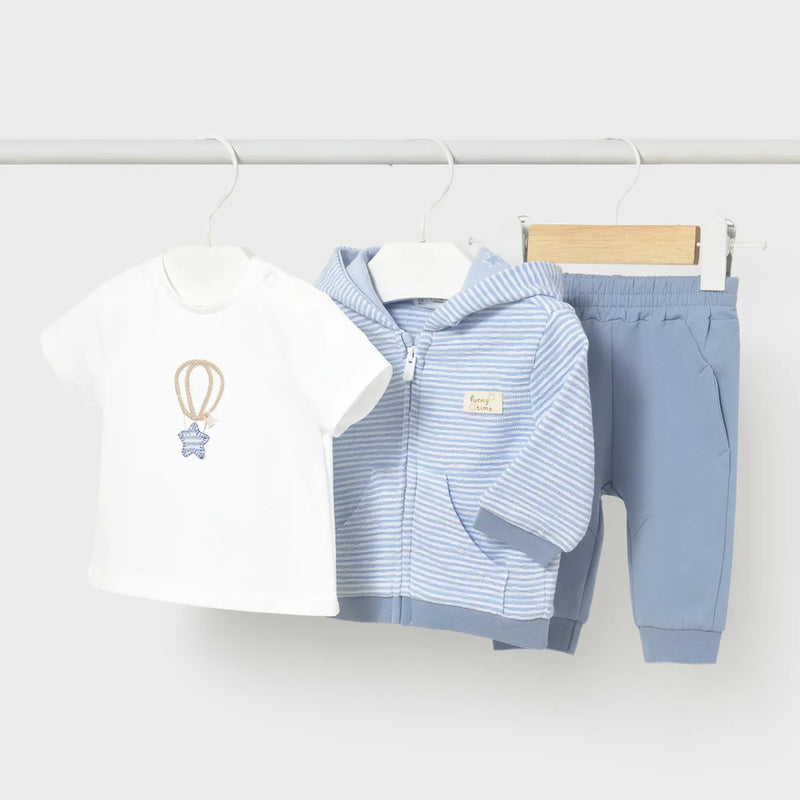 Mayoral baby boy's striped tracksuit - 01892.