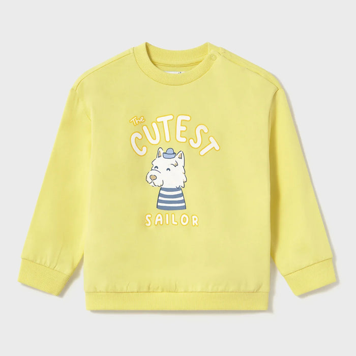 Mayoral yellow sweatshirt - 01466.