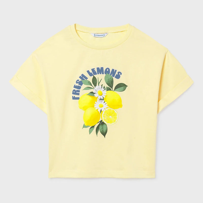 Mayoral girl's cropped t-shirt - 06009.