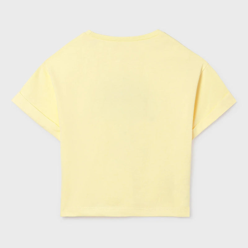 Mayoral Cropped T-Shirt - Vanilla