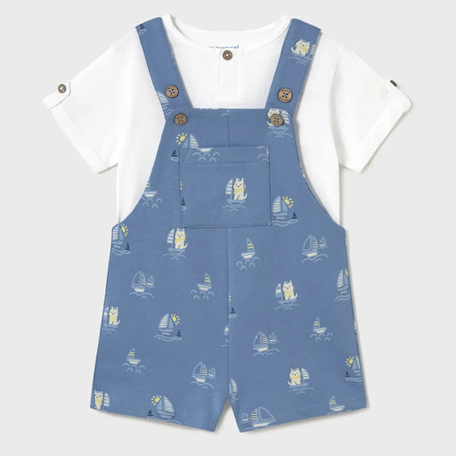 Mayoral baby boy's t-shirt & dungarees - 01650.