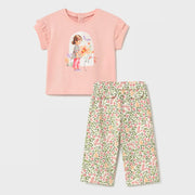 Mayoral baby girl's t-shirt & trousers set - 01080.