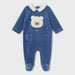 Mayoral boy's blue teddy bear babygrow - 02793.